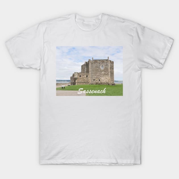 Blackness Castle - Fort William in Outlander T-Shirt by goldyart